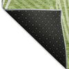 Piper Looms Mayfield Floral AMF904 Lime Machine Washable Area Rug Backing Image