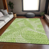 Piper Looms Mayfield Floral AMF904 Lime Machine Washable Area Rug Lifestyle Image Feature