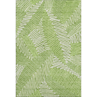 Piper Looms Mayfield Floral AMF904 Lime Machine Washable Area Rug main image