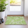Piper Looms Mayfield Floral AMF904 Lime Machine Washable Area Rug Scatter Lifestyle Image Feature
