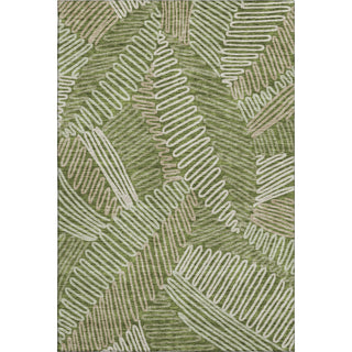 Piper Looms Mayfield Floral AMF904 Olive Machine Washable Area Rug main image