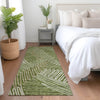 Piper Looms Mayfield Floral AMF904 Olive Machine Washable Area Rug Runner Lifestyle Image Feature