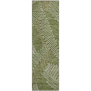 Piper Looms Mayfield Floral AMF904 Olive Machine Washable Area Rug Runner Main Image
