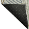 Piper Looms Mayfield Floral AMF904 Taupe Machine Washable Area Rug Backing Image