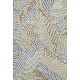 Piper Looms Mayfield Floral AMF904 Taupe Machine Washable Area Rug main image