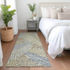 Piper Looms Mayfield Floral AMF904 Taupe Machine Washable Area Rug Runner Lifestyle Image Feature
