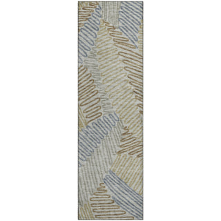 Piper Looms Mayfield Floral AMF904 Taupe Machine Washable Area Rug Runner Main Image