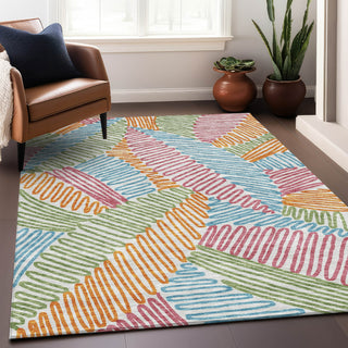 Piper Looms Mayfield Floral AMF904 White Machine Washable Area Rug Lifestyle Image Feature
