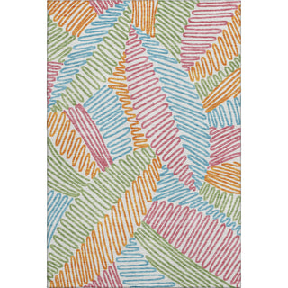 Piper Looms Mayfield Floral AMF904 White Machine Washable Area Rug main image