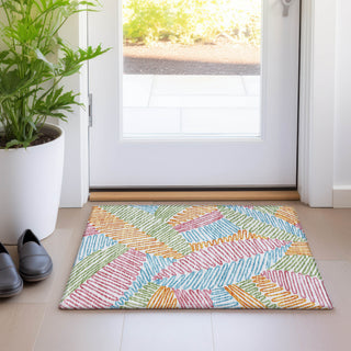 Piper Looms Mayfield Floral AMF904 White Machine Washable Area Rug Scatter Lifestyle Image Feature