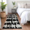 Piper Looms Mayfield Stripes AMF905 Black Machine Washable Area Rug Runner Lifestyle Image Feature