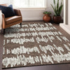 Piper Looms Mayfield Stripes AMF905 Brown Machine Washable Area Rug Lifestyle Image Feature