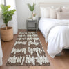 Piper Looms Mayfield Stripes AMF905 Brown Machine Washable Area Rug Runner Lifestyle Image Feature