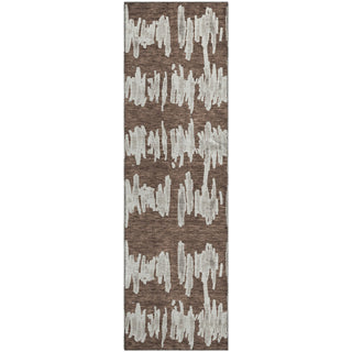 Piper Looms Mayfield Stripes AMF905 Brown Machine Washable Area Rug Runner Main Image