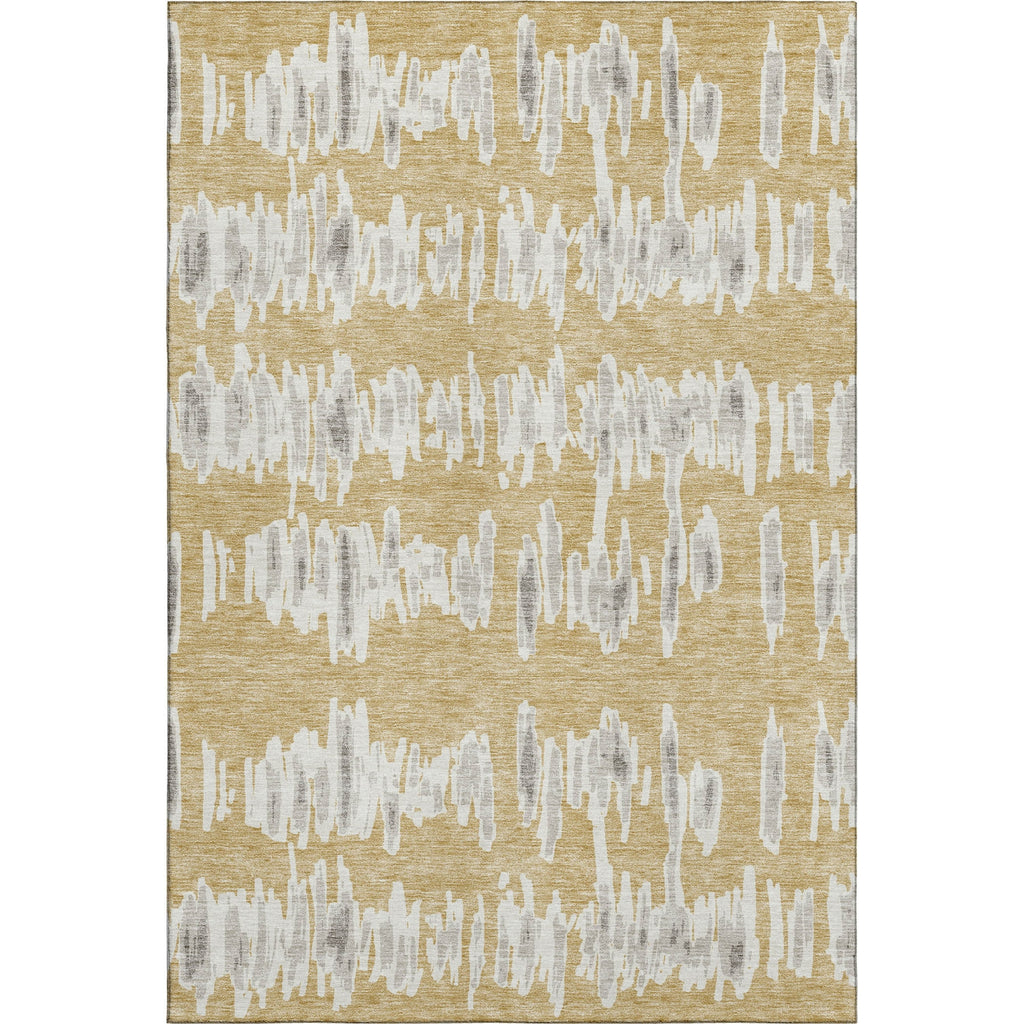 Piper Looms Mayfield Stripes AMF905 Gold Machine Washable Area Rug main image
