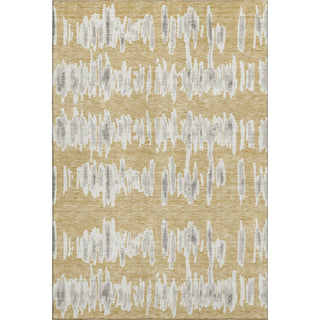 Piper Looms Mayfield Stripes AMF905 Gold Machine Washable Area Rug main image