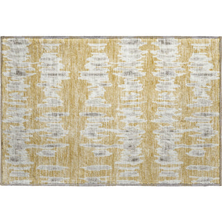 Piper Looms Mayfield Stripes AMF905 Gold Machine Washable Area Rug Scatter Main Image