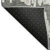 Piper Looms Mayfield Stripes AMF905 Gray Machine Washable Area Rug Backing Image