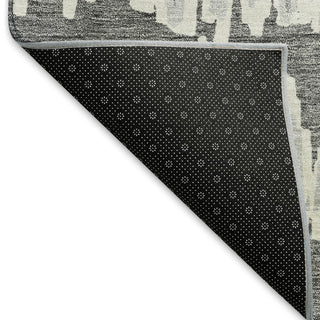 Piper Looms Mayfield Stripes AMF905 Gray Machine Washable Area Rug Backing Image