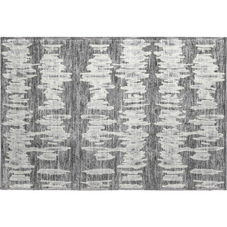 Piper Looms Mayfield Stripes AMF905 Gray Machine Washable Area Rug Scatter Main Image