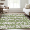 Piper Looms Mayfield Stripes AMF905 Green Machine Washable Area Rug Lifestyle Image Feature