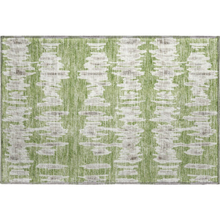 Piper Looms Mayfield Stripes AMF905 Green Machine Washable Area Rug Scatter Main Image