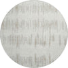 Piper Looms Mayfield Stripes AMF905 Ivory Machine Washable Area Rug Round Main Image