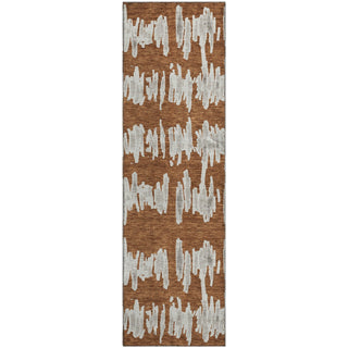 Piper Looms Mayfield Stripes AMF905 Paprika Machine Washable Area Rug Runner Main Image