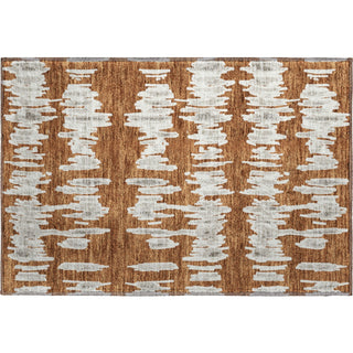 Piper Looms Mayfield Stripes AMF905 Paprika Machine Washable Area Rug Scatter Main Image