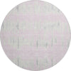 Piper Looms Mayfield Stripes AMF905 Pink Machine Washable Area Rug Round Main Image