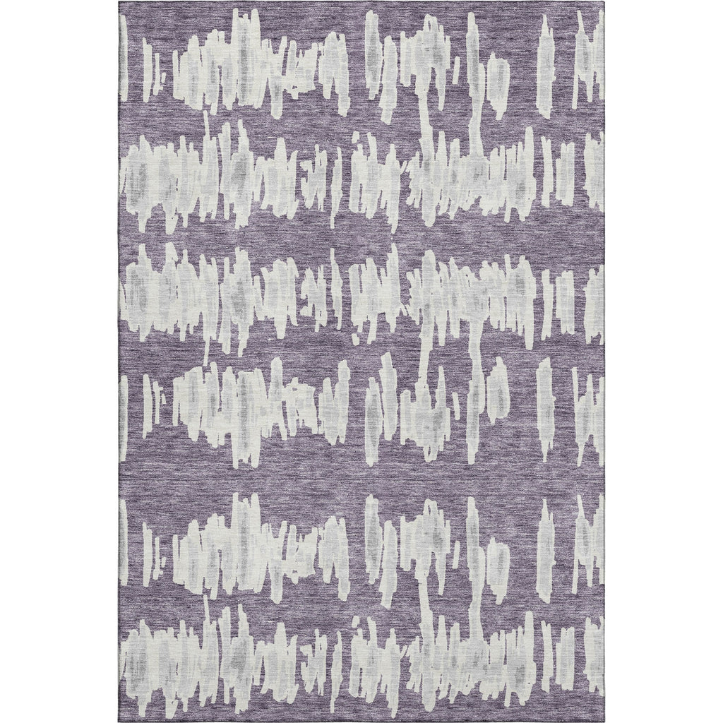 Piper Looms Mayfield Stripes AMF905 Purple Machine Washable Area Rug main image