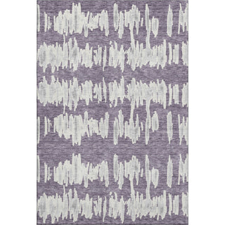 Piper Looms Mayfield Stripes AMF905 Purple Machine Washable Area Rug main image