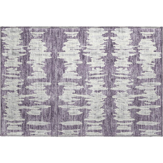Piper Looms Mayfield Stripes AMF905 Purple Machine Washable Area Rug Scatter Main Image