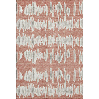 Piper Looms Mayfield Stripes AMF905 Salmon Machine Washable Area Rug main image