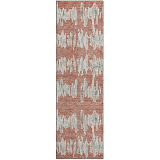 Piper Looms Mayfield Stripes AMF905 Salmon Machine Washable Area Rug Runner Main Image