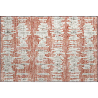 Piper Looms Mayfield Stripes AMF905 Salmon Machine Washable Area Rug Scatter Main Image