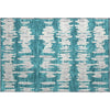 Piper Looms Mayfield Stripes AMF905 Teal Machine Washable Area Rug Scatter Main Image