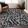 Piper Looms Mayfield Arrows AMF906 Black Machine Washable Area Rug Lifestyle Image Feature