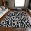 Piper Looms Mayfield Arrows AMF906 Black Machine Washable Area Rug Lifestyle Image Feature