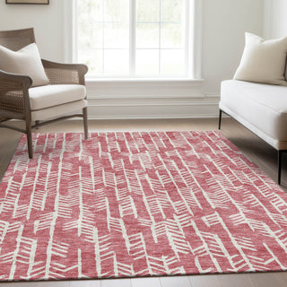 Piper Looms Mayfield Arrows AMF906 Blush Machine Washable Area Rug Lifestyle Image Feature