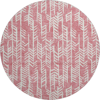 Piper Looms Mayfield Arrows AMF906 Blush Machine Washable Area Rug Round Main Image