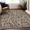 Piper Looms Mayfield Arrows AMF906 Brown Machine Washable Area Rug Lifestyle Image Feature