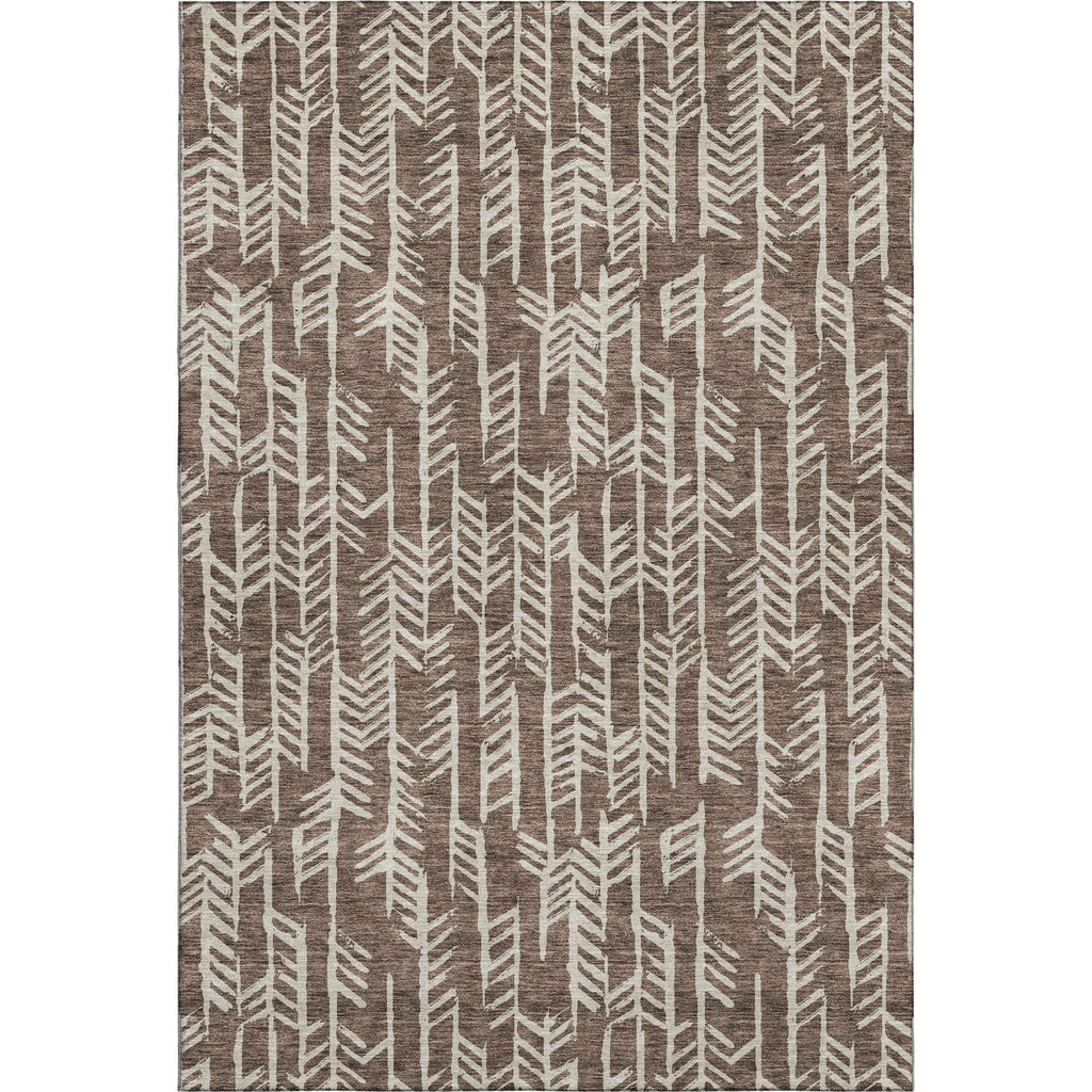 Piper Looms Mayfield Arrows AMF906 Brown Machine Washable Area Rug main image