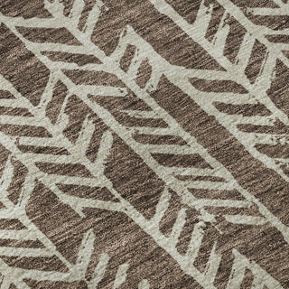 Piper Looms Mayfield Arrows AMF906 Brown Machine Washable Area Rug Swatch Image