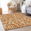 Piper Looms Mayfield Arrows AMF906 Copper Machine Washable Area Rug Lifestyle Image Feature