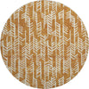 Piper Looms Mayfield Arrows AMF906 Copper Machine Washable Area Rug Round Main Image