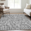 Piper Looms Mayfield Arrows AMF906 Gray Machine Washable Area Rug Lifestyle Image Feature