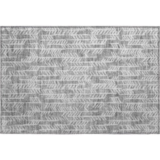 Piper Looms Mayfield Arrows AMF906 Gray Machine Washable Area Rug Scatter Main Image