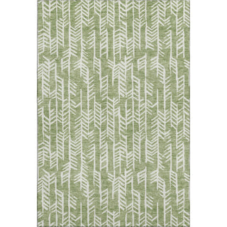 Piper Looms Mayfield Arrows AMF906 Green Machine Washable Area Rug main image