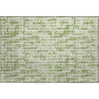 Piper Looms Mayfield Arrows AMF906 Green Machine Washable Area Rug Scatter Main Image